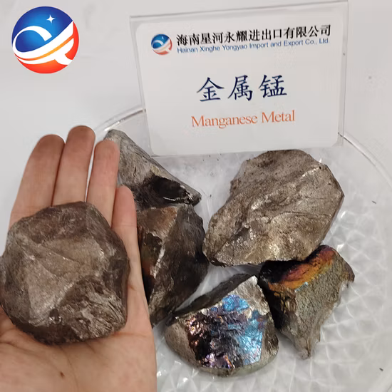 Fabriklieferung hochwertiger Manganmetallklumpen 98 %, 97 %, 96 % Manganmetall